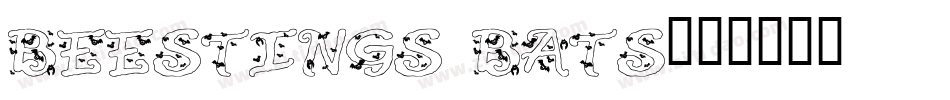 beestings bats字体转换